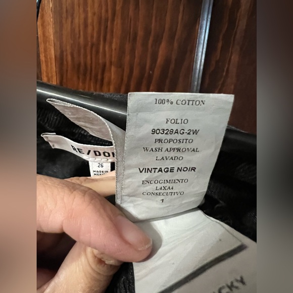 RE/DONE Originals 80s Fold Over Jean in Vintage Nior - Picture 13 of 14